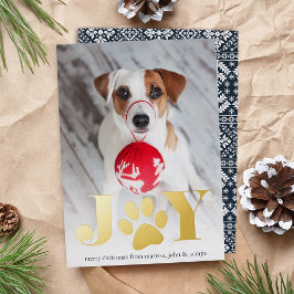 Festive Paws | Foto Pet Folie Feestdagenkaart