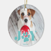 Festive Paws | Foto Pet Keramisch Ornament (Links)