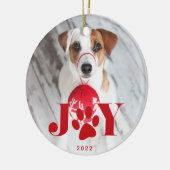 Festive Paws | Foto Pet Keramisch Ornament (Links)