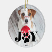 Festive Paws | Foto Pet Keramisch Ornament (Links)