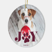 Festive Paws | Foto Pet Keramisch Ornament (Links)