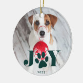 Festive Paws | Foto Pet Keramisch Ornament (Links)