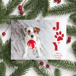Festive Paws | Kerstkaart met huisdier foto