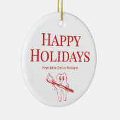 Festive Pediatric Clinic Logo Ornament (Rechts)