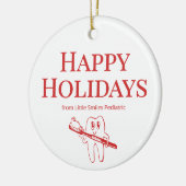 Festive Pediatric Clinic Logo Ornament (Links)