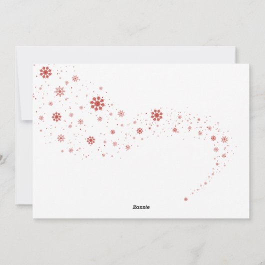 Festive Pet Photo Merry Kerstscript Feestdagenkaart (Achterkant)