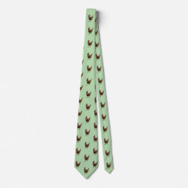 Festive Pheasant Christmas Tie, unique design      Stropdas
