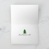 Festive Pine Cones Feestdagen Kaart (Binnen)