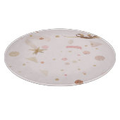 Festive Pink & Gold Pattern Snijplank (Hoek)