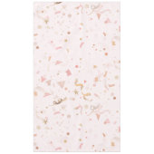 Festive Pink & Gold Pattern Tafelkleed (Voorkant)