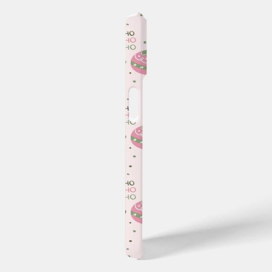 Festive Pink Ornament Phone Case (Achterkant / Rechts)