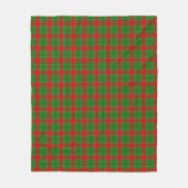 Festive plaid kerstdeken fleece deken (Voorkant)