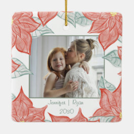 Festive Poinsettia Ornament