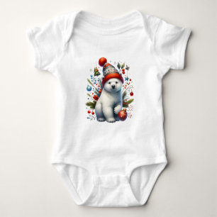 Festive Polar Cub Romper