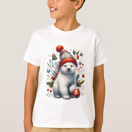 Festive Polar Cub T-shirt (Voorkant)