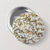 Festive Popcorn Decor Photography Ronde Button 7,6 Cm (Voorkant /achterkant)