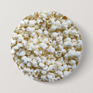 Festive Popcorn Decor Photography Ronde Button 7,6 Cm