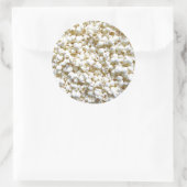 Festive Popcorn Decor Photography Ronde Sticker (Tas)