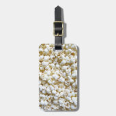Festive Popcorn texture Photography Decor Bagagelabel (Voorkant verticaal)