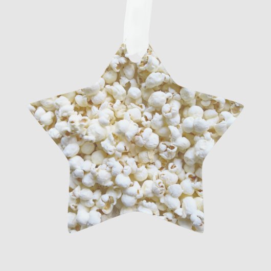 Festive Popcorn texture Photography Decor Ornament (achterkant)