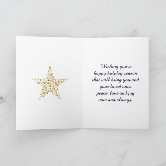 Festive PRETTIGE FEESTDAGEN Abstracte Kerstmis (Binnen)