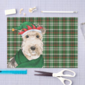 Festive Pset and Lakeland Terrier Dog Kerstmis Tissuepapier (Craft)