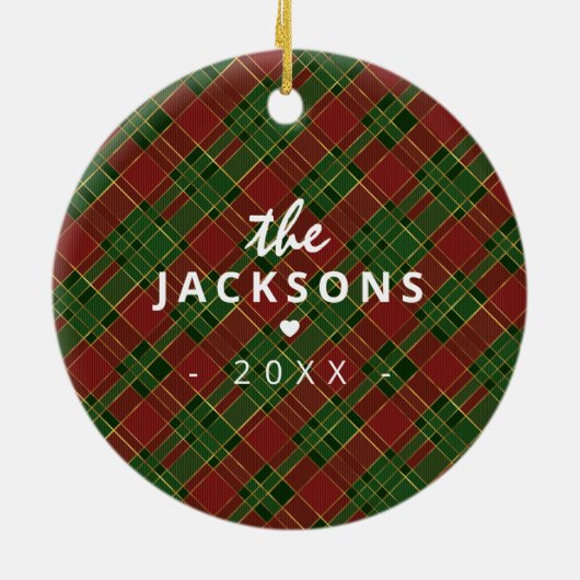 Festive Pset Merry & Bright Photo Keepomwille Keramisch Ornament (Achterkant)