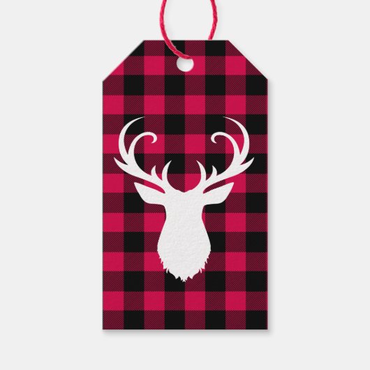 Festive Pset Pattern Cadeaulabel (Voorkant)