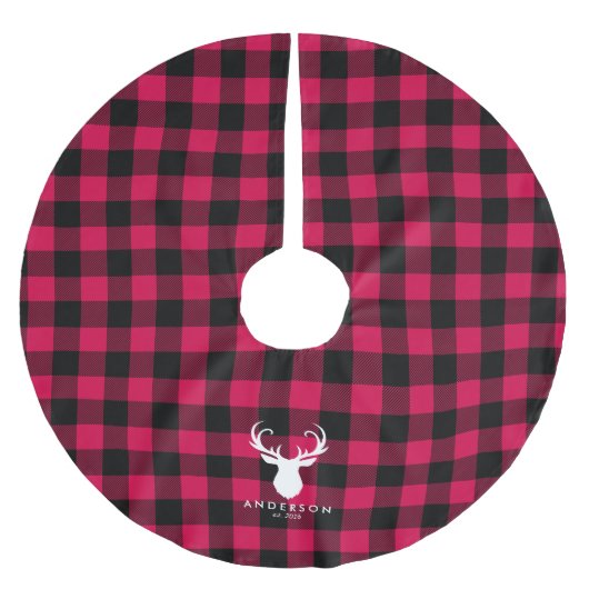 Festive Pset Pattern Kerstboom Rok (Voorkant)