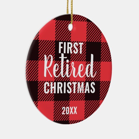 Festive Pset Persoonlijk Eerste Kerstmis in ruste Keramisch Ornament (Rechts)