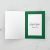 Festive Pudding with PORTUGAL FLAG Kerstmis Feestdagen Kaart (Binnen)