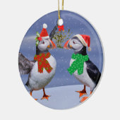 Festive Puffins Ornament (Links)