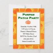 Festive Pumpkin Kaart Sjabloon (Voorkant)