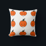 Festive Pumpkin Zen Kussen<br><div class="desc">Bring a cozy and festive autumn vibe to your home decor with this Festive Pumpkin Zen pattern. Featuring a playful arrangement of vibrant orange pumpkins,  this professional design is perfect for adding a seasonal touch of warmth and charm."</div>