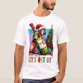 Festive Pup  T-shirt (Voorkant)