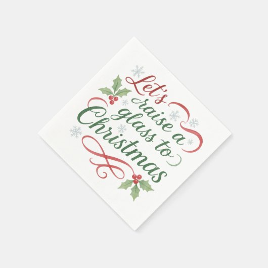 Festive Quote Raise a glass to Christmas  Servet (Hoek)