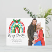 Festive Rainbow Holly, vier kerst (Staand voorkant)