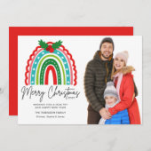 Festive Rainbow Holly, vier kerst (Voorkant / Achterkant)