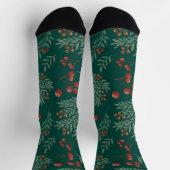 Festive Red Berry Christmas Socks Sokken (Top)
