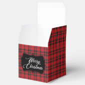 Festive Red & Black Pset-kerstbox Bedankdoosjes (Geopend)