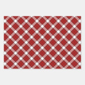 Festive Red, Black & White-kerstcadeautje Inpakpapier Vel (Voorkant 3)