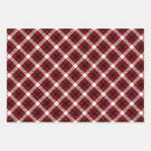 Festive Red, Black & White-kerstcadeautje Inpakpapier Vel (Voorkant)