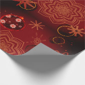Festive Red Cadeaupapier (Hoek)