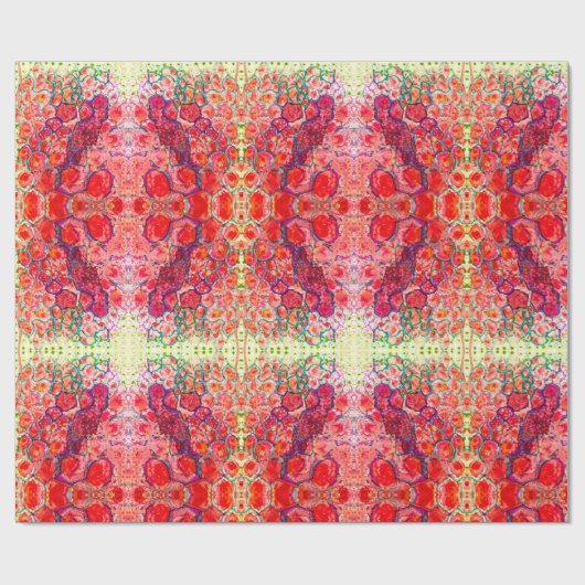 Festive Red Cadeaupapier (Vlak)