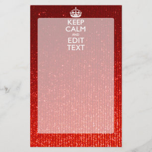 Festive Red Calm for Jouw tekst Briefpapier