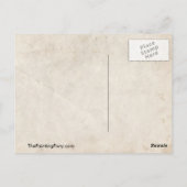 Festive Red Cardinals Briefkaart (Achterkant)