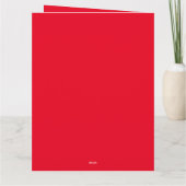 Festive Red Cheers nieuwjaar Gold Snowflake Foto Kaart (Achterkant)