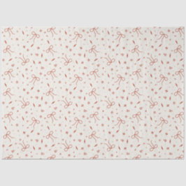 Festive Red Coquette Christmas Tissuepapier