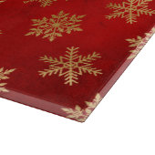 Festive Red- en goudolierampen Snijplank (Hoek)