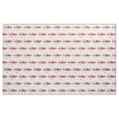 Festive Red- en White Snow-forel Stof (Yard (91,4 cm))